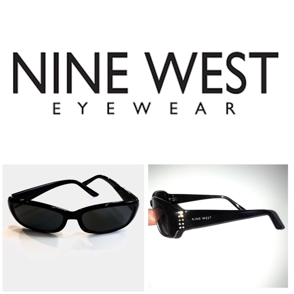 Nine West NW1210120 black glossy sunglasses